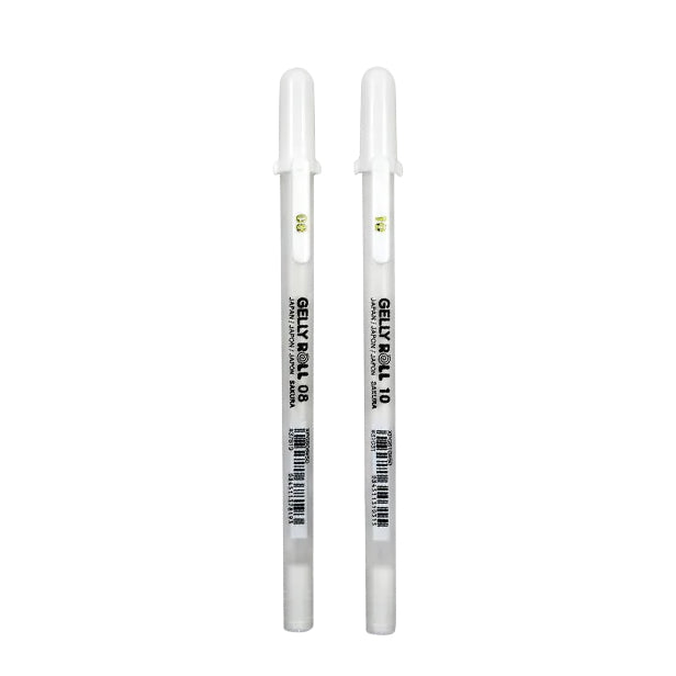 Sakura Gelly Roll White Gel Pens