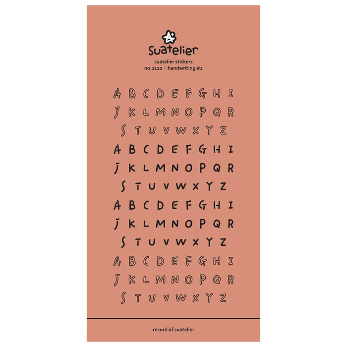Daily Deco Stickers - Handwriting #2