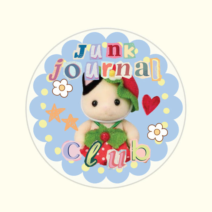 Junk Journal Club Vinyl Sticker