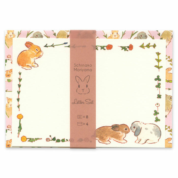 Schinako Moriyama Letter Writing Set - Flower Pattern