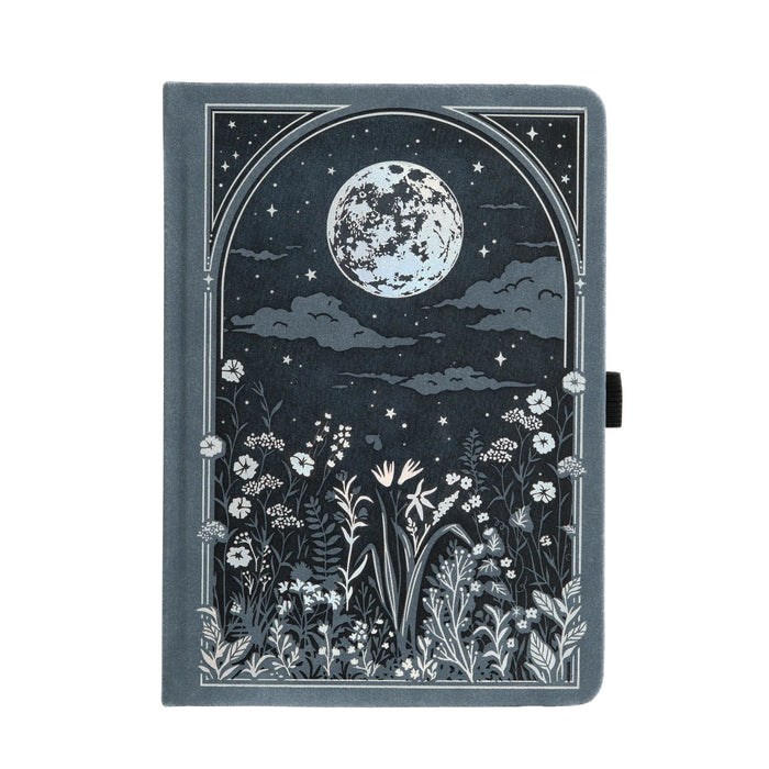 Moonlit Garden A5 Kraft Paper Dot Grid Notebook