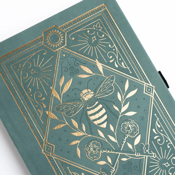 Keeper of Bees in Soft Teal Notebook