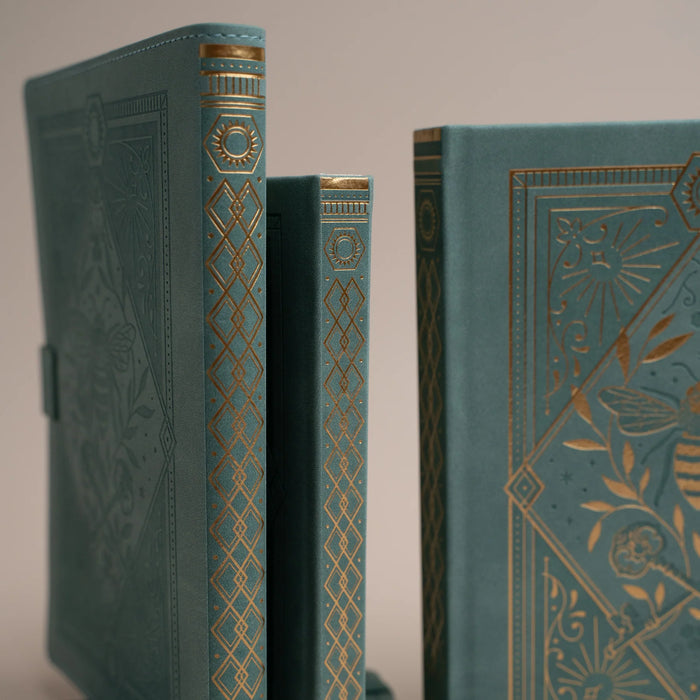 Keeper of Bees in Soft Teal Notebook