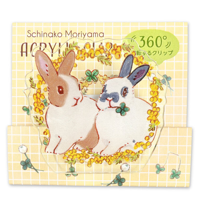 Schinako Moriyama Acrylic Clip - Mimosa