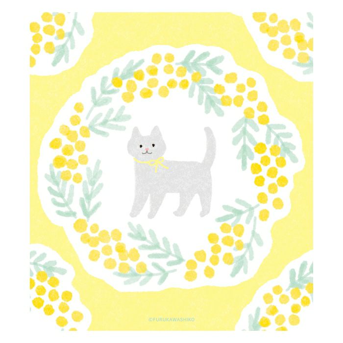 Memo Pad - Mimosa & Cat