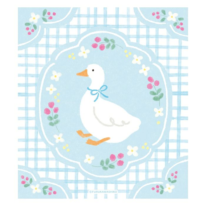 Memo Pad - Flowers & Ducks