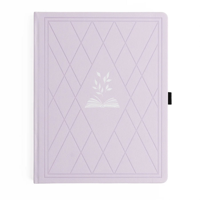 Vintage Library in Lilac Notebook