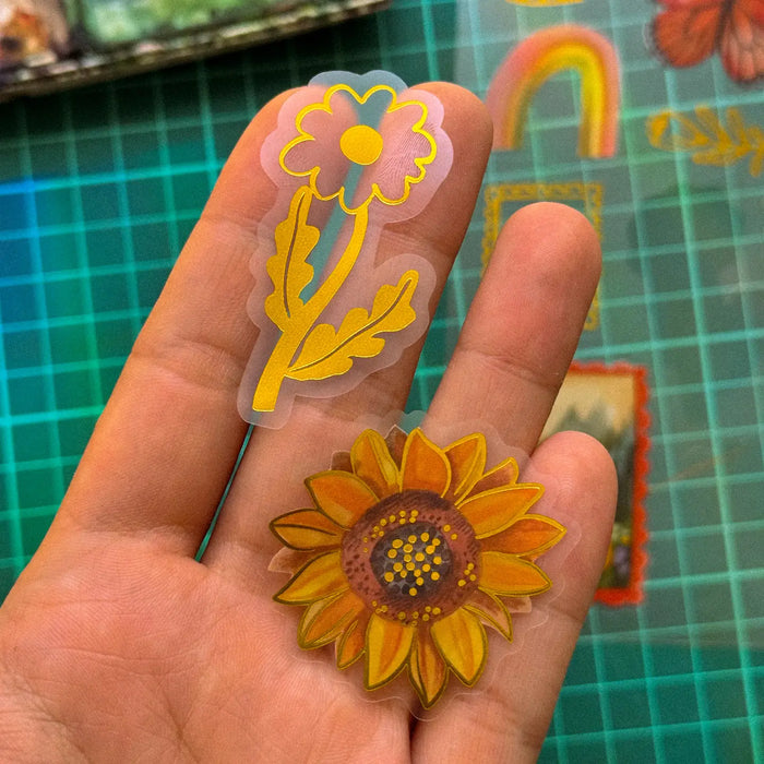 Vinyl Metallic Sticker Sheet — Late Summer