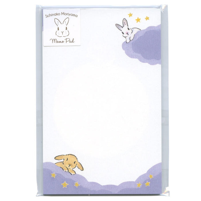 Schinako Moriyama Memo Pad - Rabbit, Space & Stars