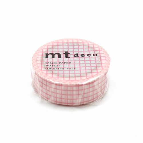 mt Deco Masking Tape - Sakura Pink Graph