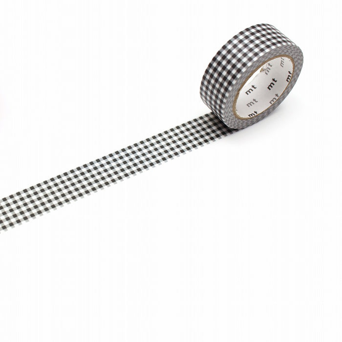 mt Deco Masking Tape - Delicate Checkered Black