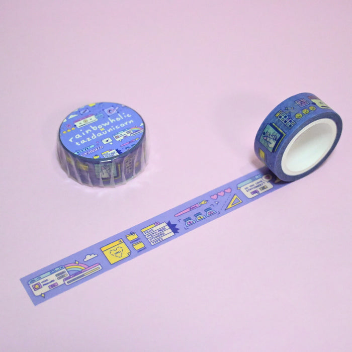 rainbowholic x Tazdaunicorn Washi Tape - Doki Doki