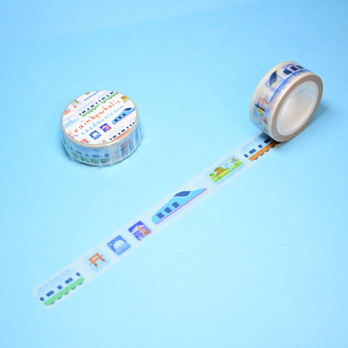 rainbowholic x Tazdaunicorn Washi Tape - Train