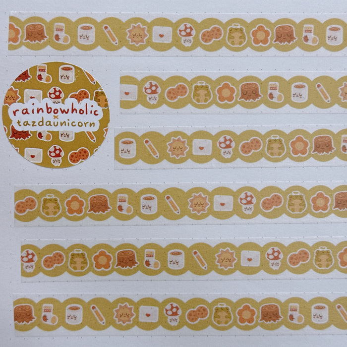 rainbowholic x Tazdaunicorn Washi Tape - Froggy's Cozy Life