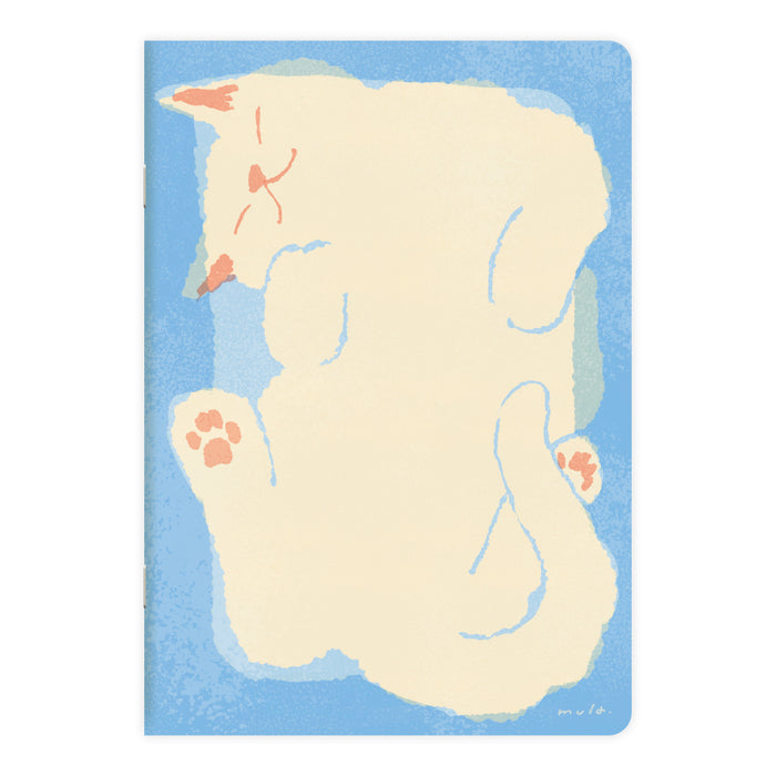 Mula A5 5mm Graph Notebook - Cat in a Box