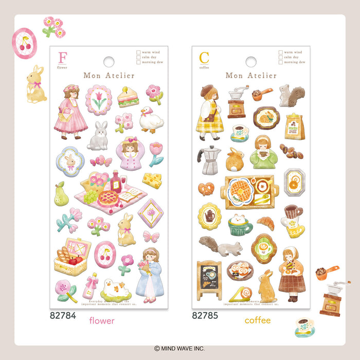 Mind Wave 'Mon Atelier' Series Stickers - Flower