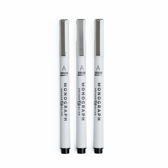 Brush Pens - Set of 3