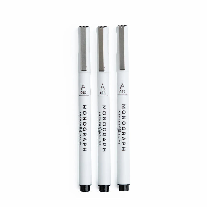 Fineliner Pens - Set of 3