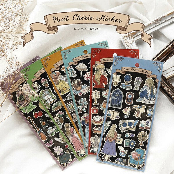Mind Wave 'Nuit Chérie' Series Stickers - Witch's Treasure Chest