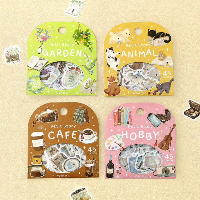 BGM 'Petite Story' Washi Paper Deco Stickers - Animals