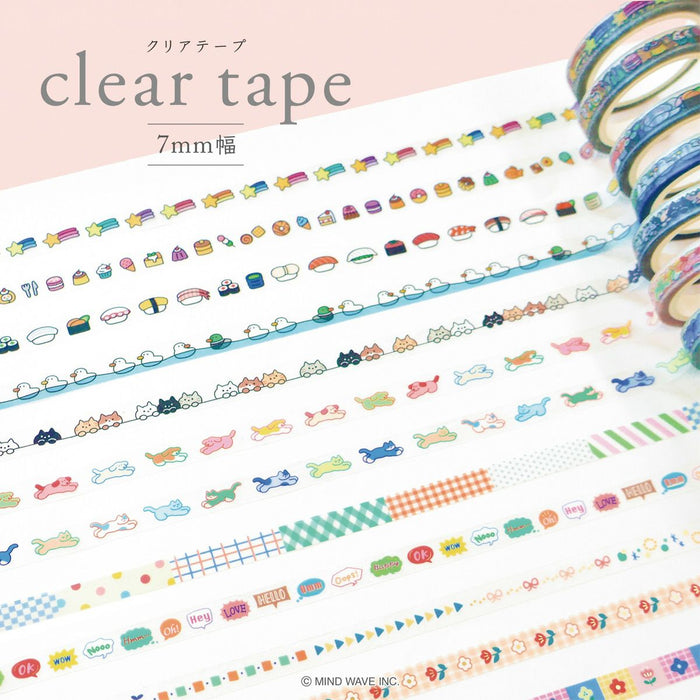 Mind Wave 'Pop Colour' Series Clear Tape - Dog
