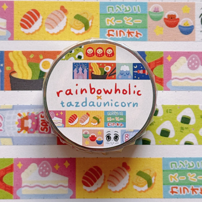 rainbowholic x Tazdaunicorn Washi Tape - Tokyo Local