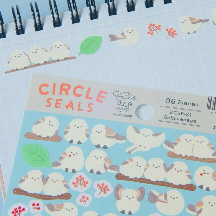 Circle Seal Stickers - Shimaenaga