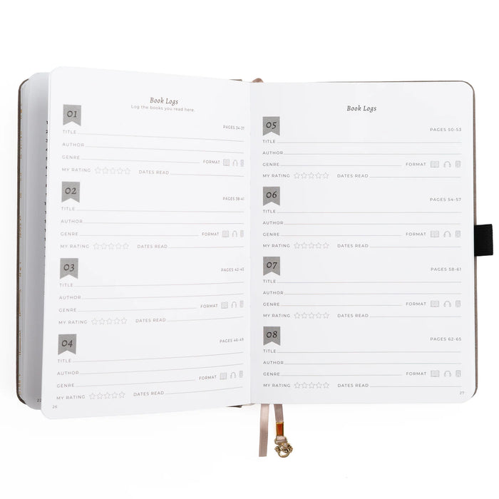 Bookshelf Reading Journal - A5