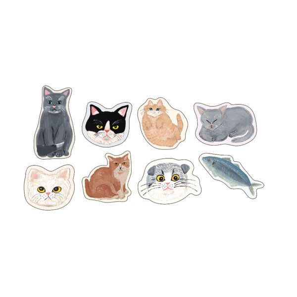 Bande x Kahoko Sodeyama Washi Tape Sticker Roll - Cat