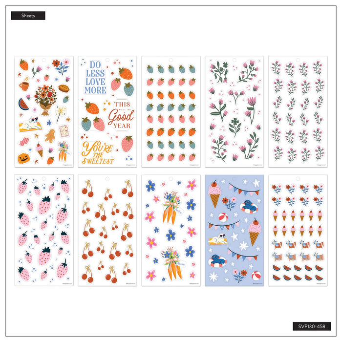 The Happy Planner Value Pack Stickers - A Festive Year Icons - 30 Sheets