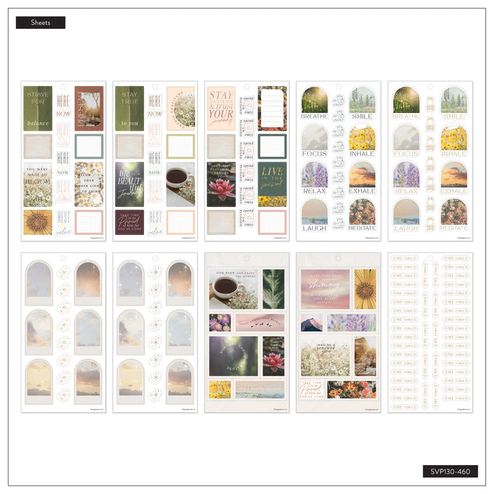 The Happy Planner CLASSIC Value Pack Stickers - Modern Nature - 30 Sheets