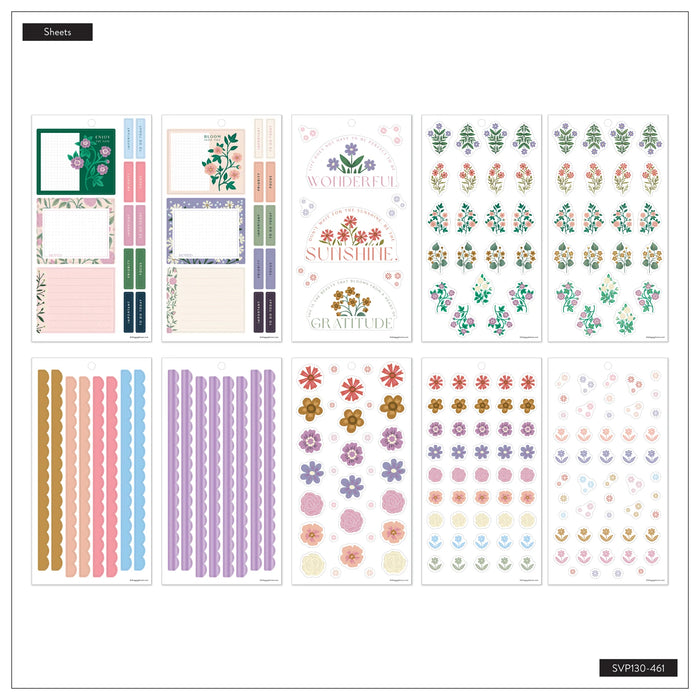 The Happy Planner CLASSIC Value Pack Stickers - Spring Tapestry - 30 Sheets