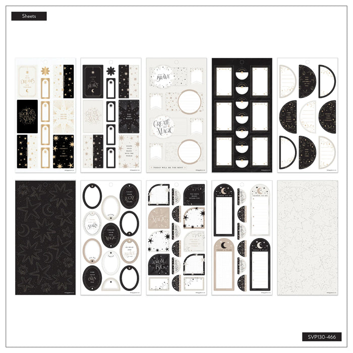 The Happy Planner CLASSIC Value Pack Stickers - Eternal Stars - 30 Sheets