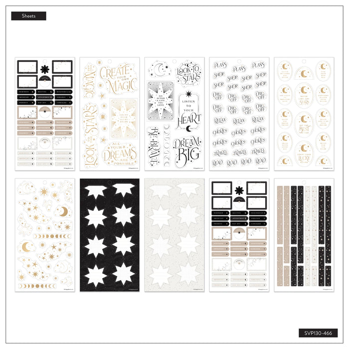 The Happy Planner CLASSIC Value Pack Stickers - Eternal Stars - 30 Sheets