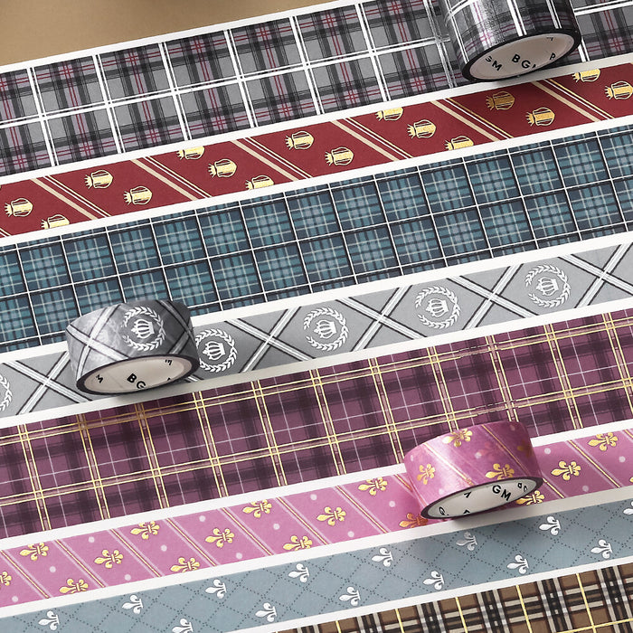 BGM 'School Colours' Washi Tape Set - Caramel