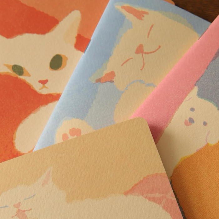 Mula A5 5mm Graph Notebook - Cat in a Box