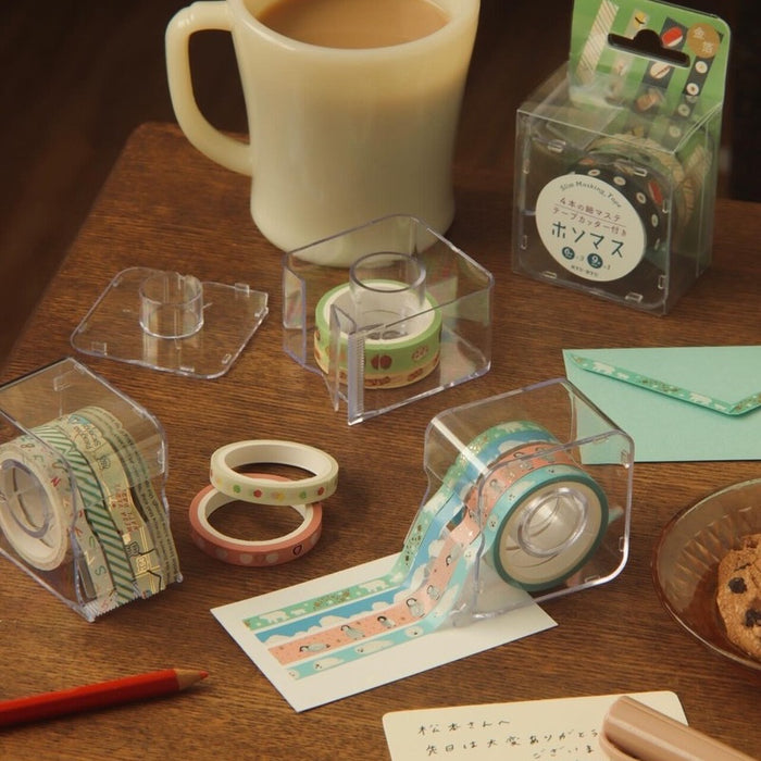 Washi Tape Set with Cutter - Starry Sky Walk