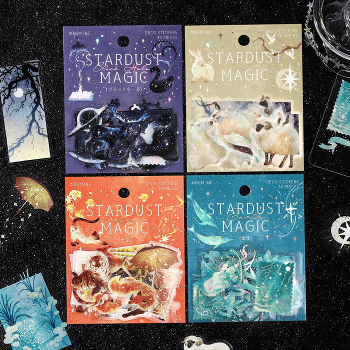 BGM 'Stardust Magic' Clear Deco Stickers - Black Hole