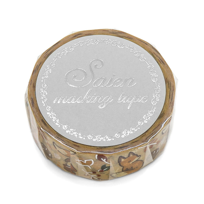 Japanese Masking Tape - Fox & Fallen Leaves