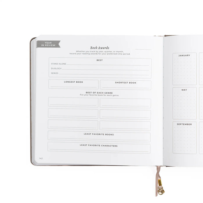 Vintage Library in Lilac Reading Journal