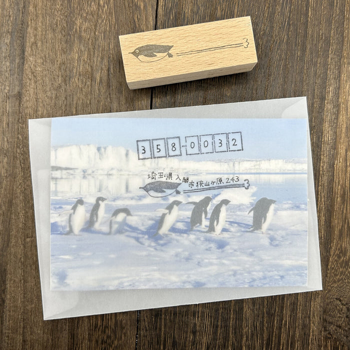 Wood Stamp - Penguin