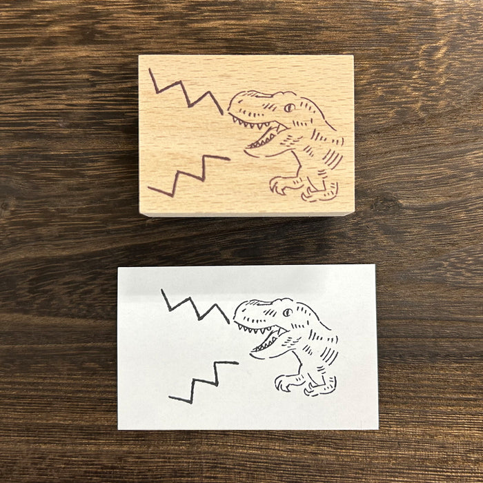 Wood Stamp - Tyrannosaurus