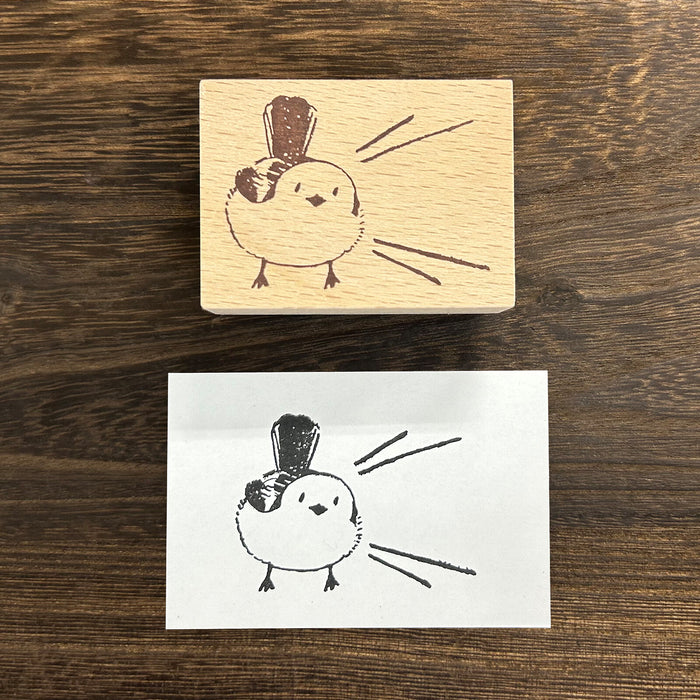 Wood Stamp - Shimaenaga