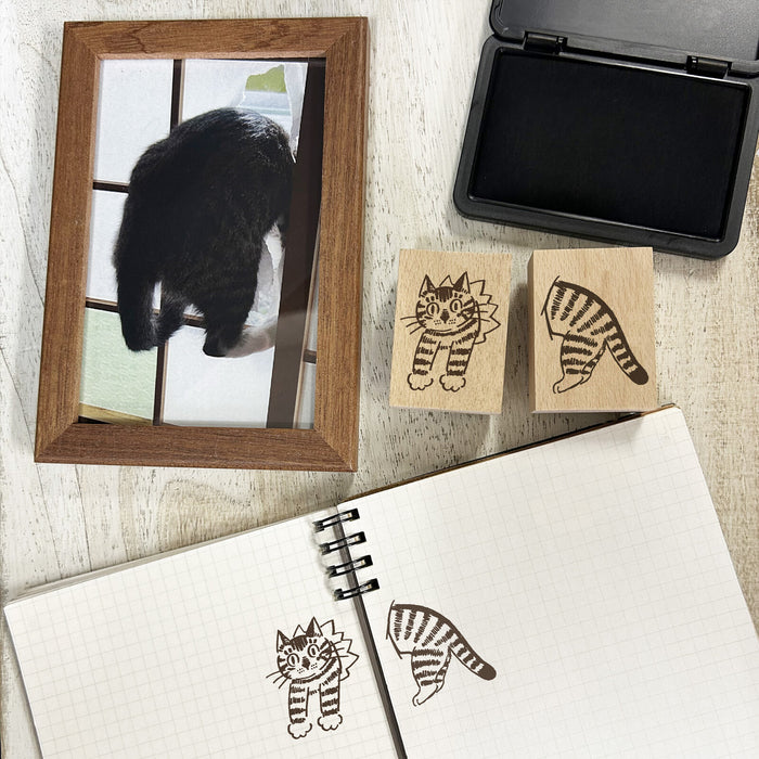 Wood Stamp - Cat Butt