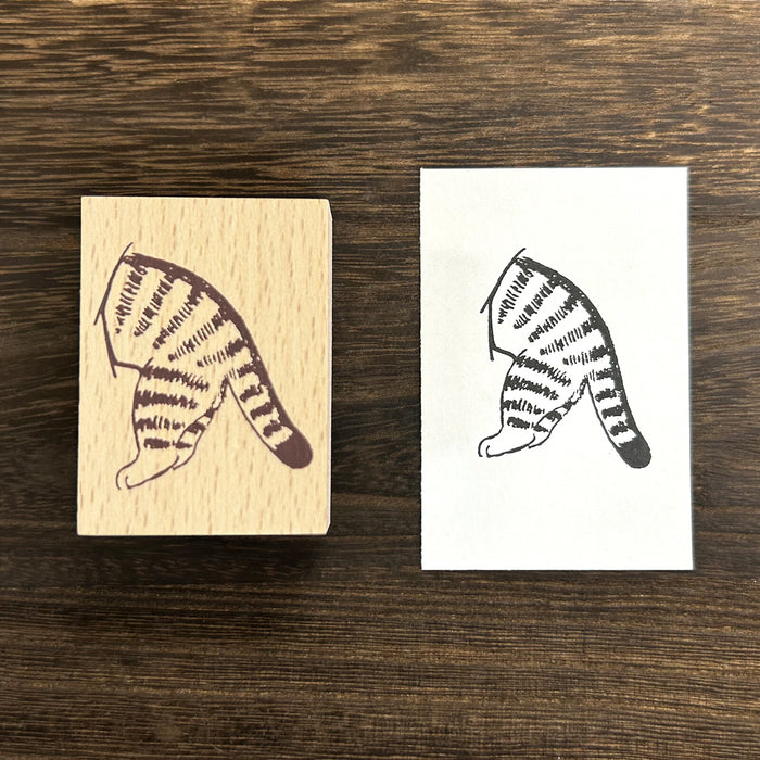 Wood Stamp - Cat Butt