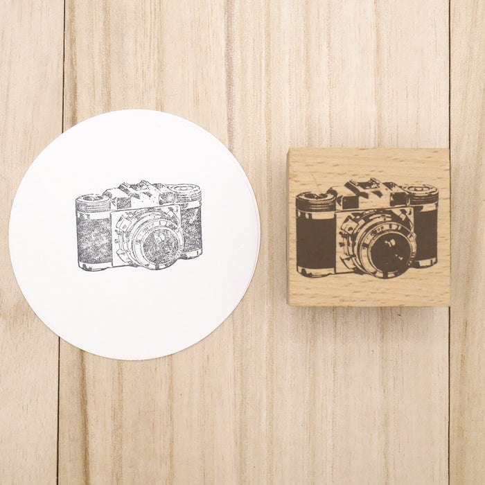 Wood Stamp - Vintage Camera