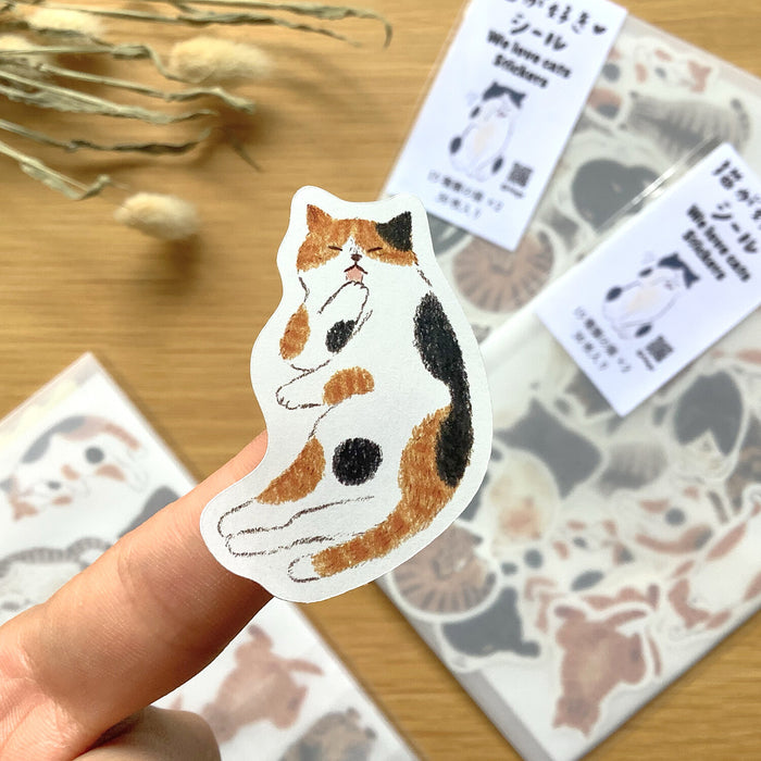 We Love Cats Stickers