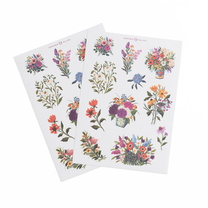 Wildflowers Sticker Set