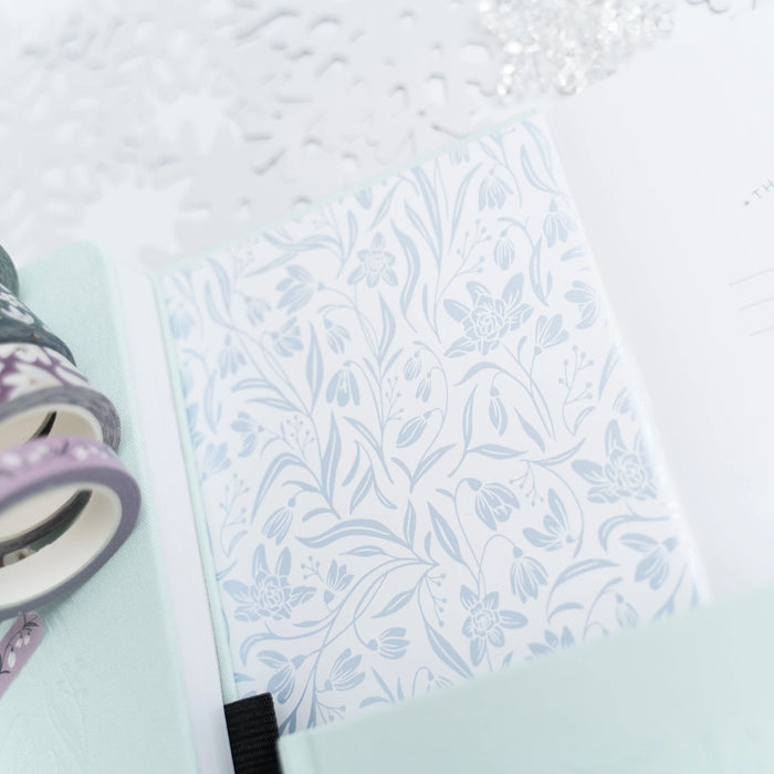 Snowdrops Dot Grid Notebook