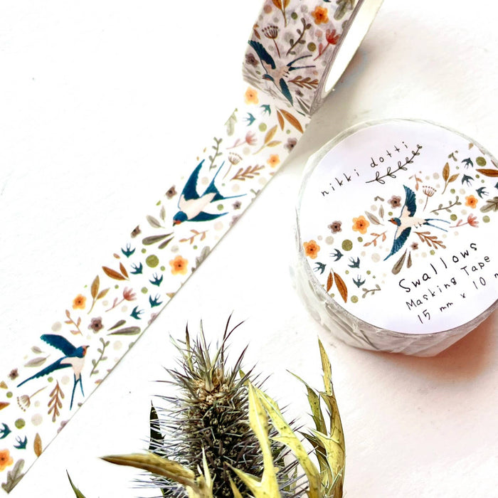 Swallows Washi Tape